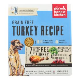 The Honest Kitchen (New Name For Embark) - Grain Free Turkey Dry Dog Food - 4 Lb.