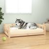 Dog Bed - 41.5"x29.7"x11" - Solid Pine