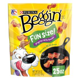 Purina Beggin' - Real Meat & Bacon Treats for Dogs, 25 oz Pouch