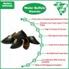 Water Buffalo Hooves -100% Natural;  High Protein;  Long-Lasting;  Grain-Free;  Gluten-Free;  Dog Dental Treat & Chews;  4 COUNT-10 oz