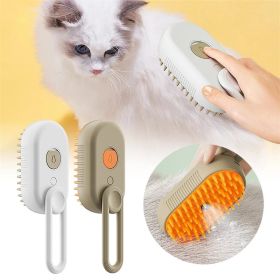 Unique Pet Steam Brush - 3 In 1 Electric Spray Brushes For Massage & Pet Grooming (Option: Set-USB)